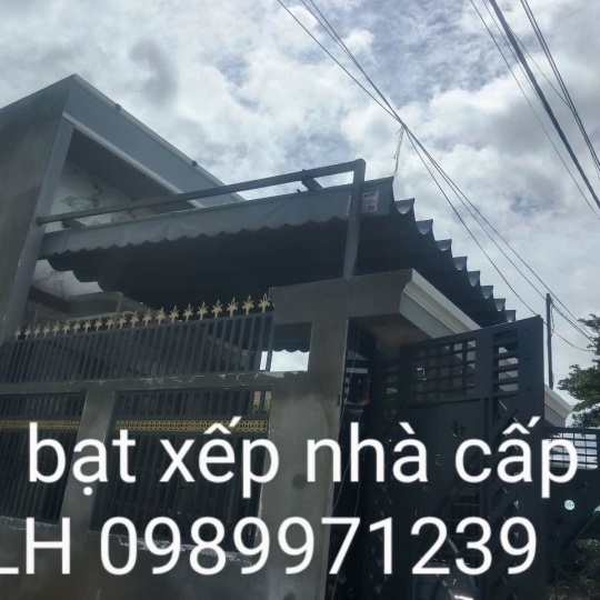 Mái bạt xếp nhà cấp 4