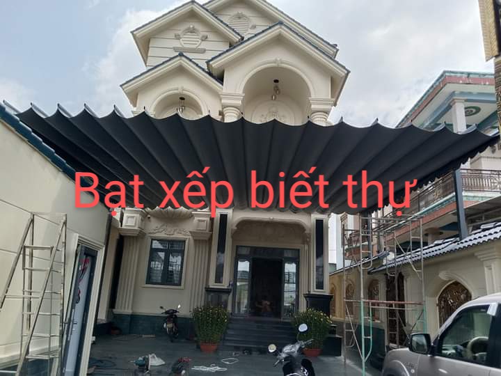 bạt xếp biệt thự