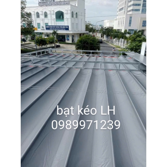 Mái bạt xếp nhà cấp 4